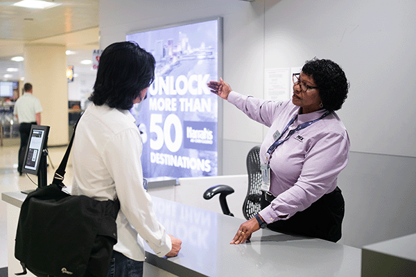 VIP information desk