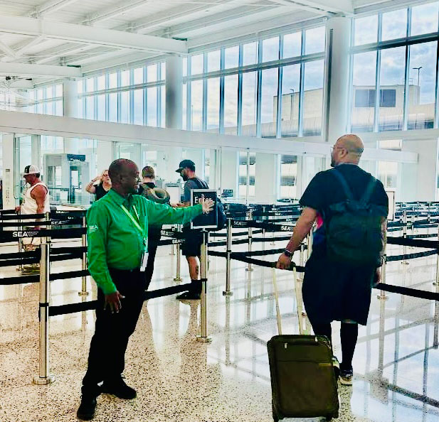 Airport Customer Service Support Line Queue