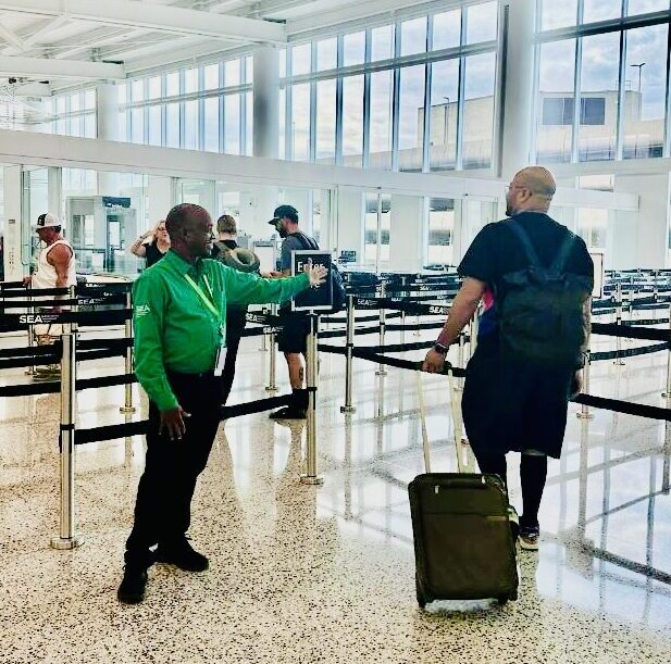 Airport Customer Service Line Queue Management